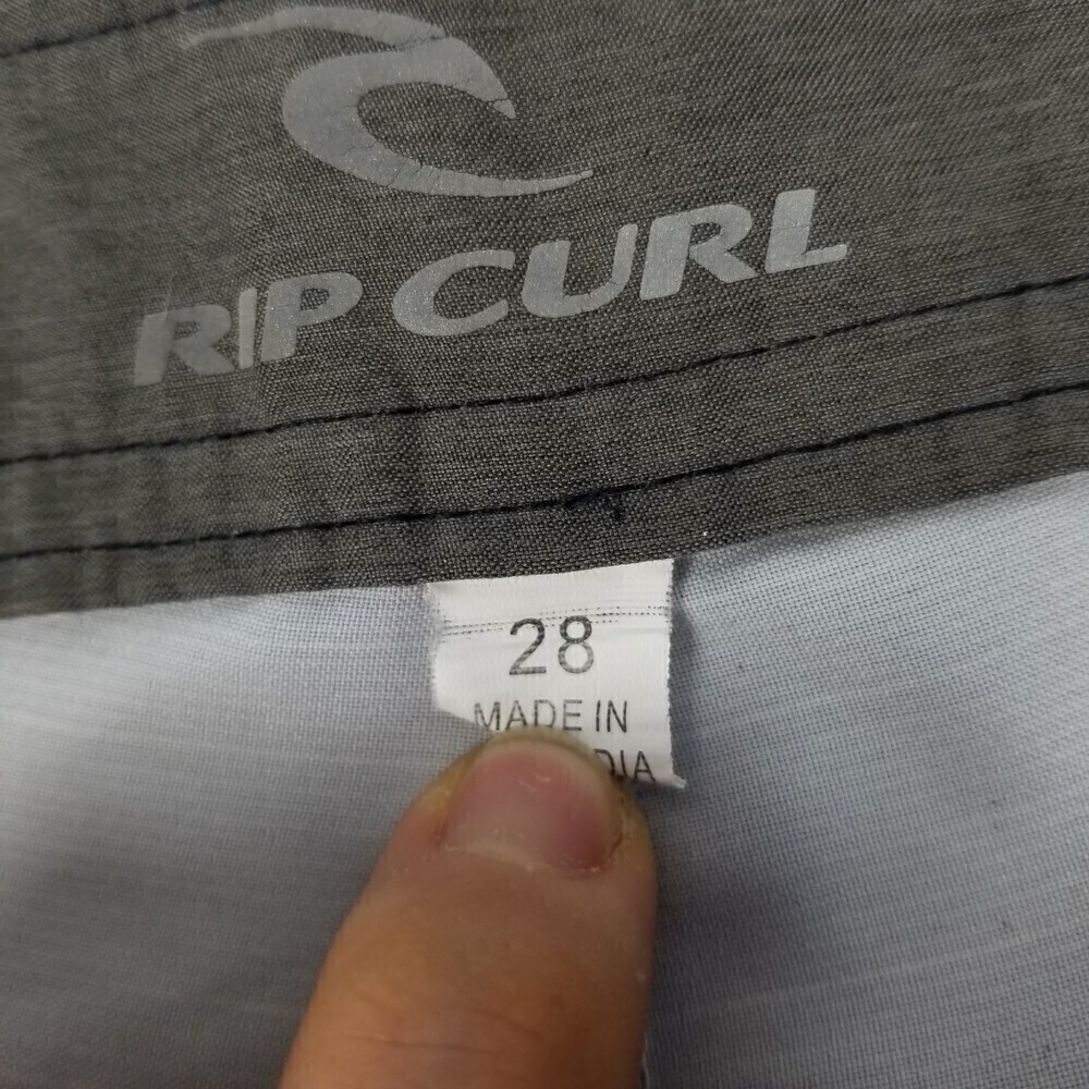 Rip Curl Striped Blue Board Shorts Swimwear Summer Trunks 9" 28 - Picture 9 of 9